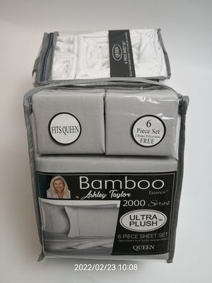 Hypoallergene 6pcs bamboe bedden set voor slaapkamer in Europese en Amerikaanse stijl