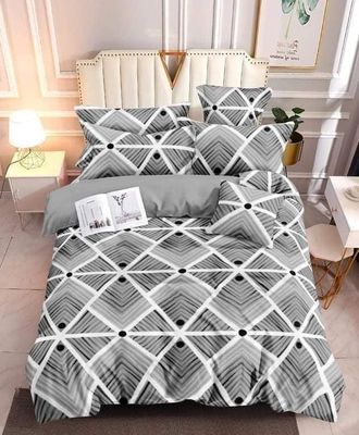 3d Game Handle Printed Home Bed Sheet Comforter Set Bedden 3pcs in Solid Pattern Type
