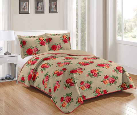80gm 100% polyester geweven microfiber beddengoed Set 6pcs met aangepast ontwerp