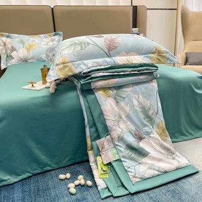 Solid Pattern 300TC Luxe Bamboe Bedden Set voor aanpassing en comfortabele slaap