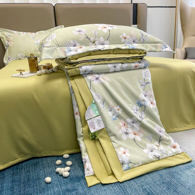 Solid Pattern 300TC Luxe Bamboe Bedden Set voor aanpassing en comfortabele slaap