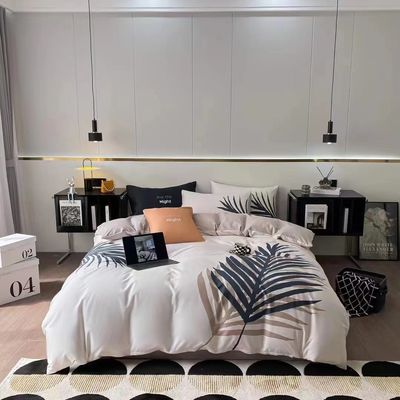 Huidvriendelijk Aloë katoen vierdelige dekbedbed met 133x72 dichtheid