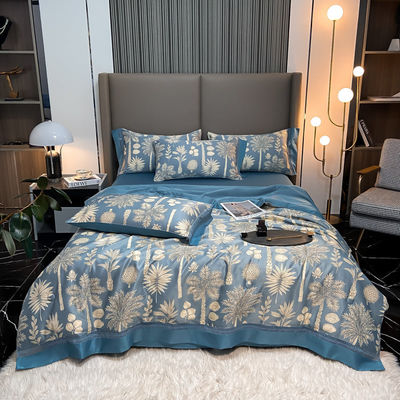 100%TENCEL 300TC 60S Stoffendichtheid Tencel bloemen dekbed katoenen beddengoed