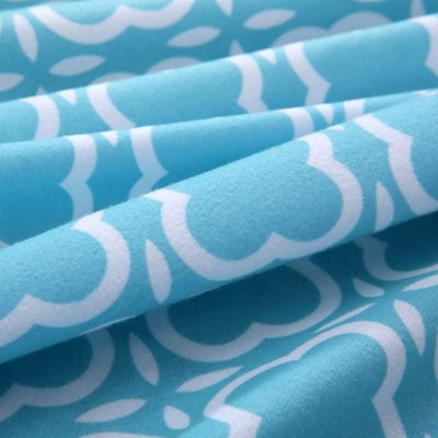Op maat gemaakte set van micro-vezel flannel lakens - Luxe gedrukte 4 stukken beddengoed collectie voor hotel