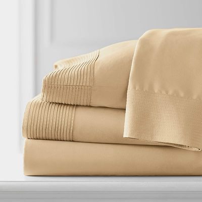 Minimalistische vouwbare microfiber polyester katoen hotel huishoudelijk vierdelige beddengoed set