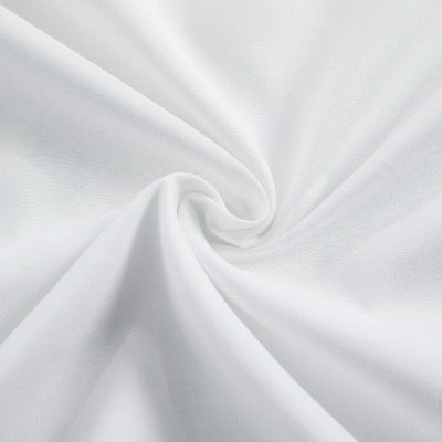 Poly katoen 300tc hotel wit geborduurd beddengoed dekbed kussenset