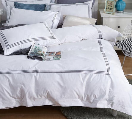 60 Tellen Zuivere kleding Katoenen beddengoed voor een comfortabele slaap in hotels