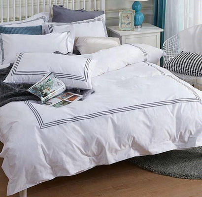 60 Tellen Zuivere kleding Katoenen beddengoed voor een comfortabele slaap in hotels