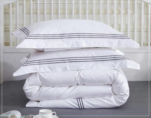 60 Tellen Zuivere kleding Katoenen beddengoed voor een comfortabele slaap in hotels