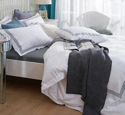 60 Tellen Zuivere kleding Katoenen beddengoed voor een comfortabele slaap in hotels
