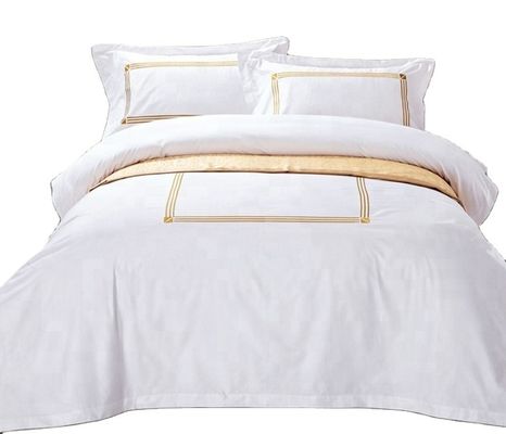 Poly Cotton Hotel Comfort Sheet Quilt Cover kussenschuur Set voor 2,2m 7 voet Bed