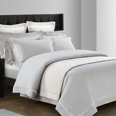 Poly Cotton Hotel Comfort Sheet Quilt Cover kussenschuur Set voor 2,2m 7 voet Bed