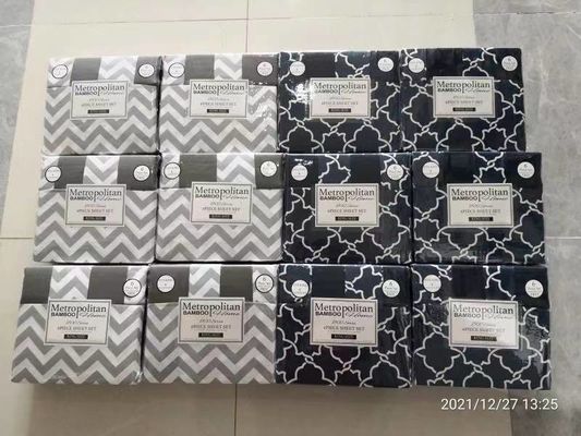 100% polyester geprint microfiber stof bedden set van 6 voor Home Hotel Hospital School